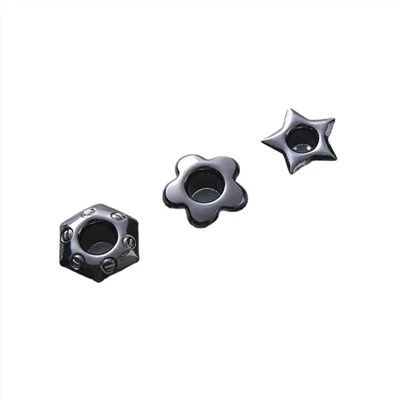 Polygonal malje Pentagram plomme metall maljer